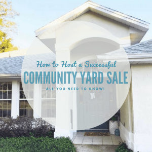 Community yard sale